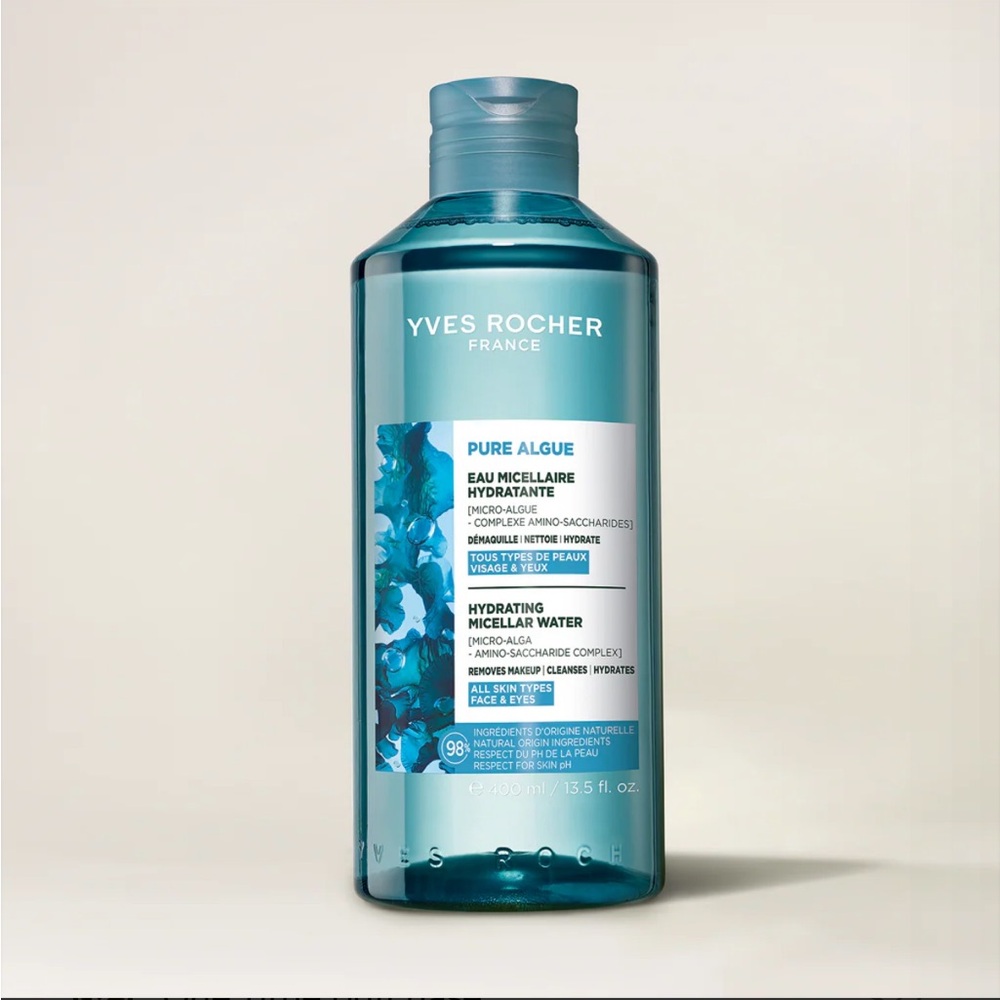 Yves Rocher Pure Algue Micellar Water in Teal